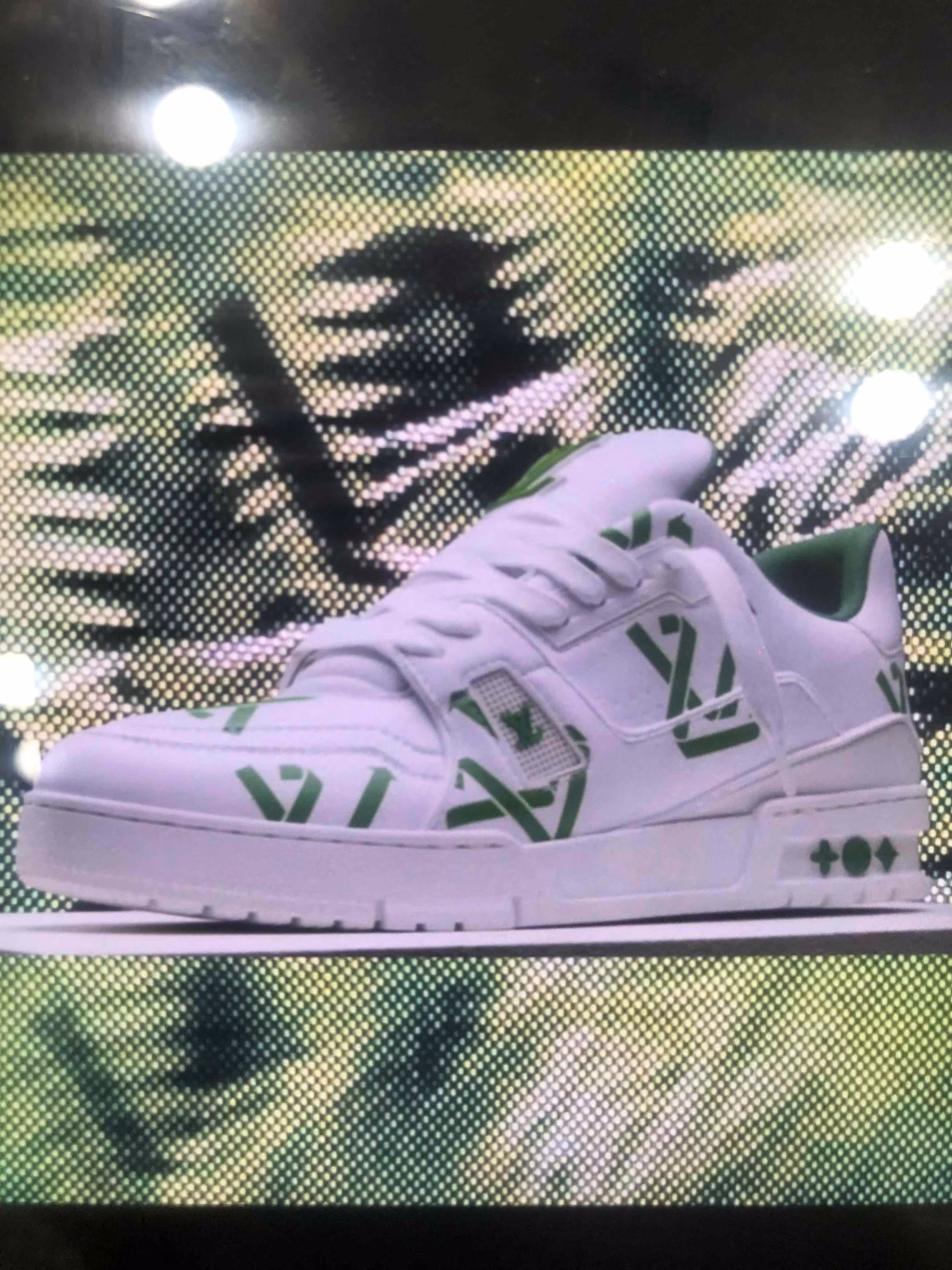 Louis Vuitton Trainer 'Panda' 1A9JG9 Louis Vuitton Trainer 'Panda' 1A9JG9